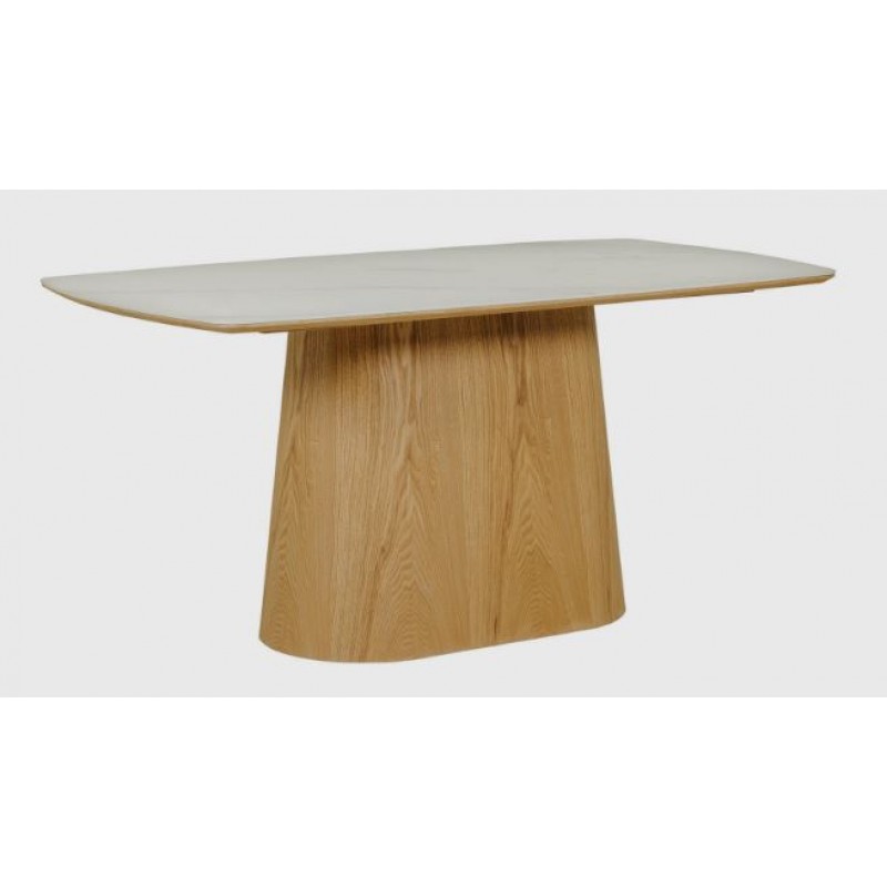 Ind Rectangle Dining Table 1600 in Sand