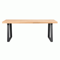 RO Brooklyn Extending Dining Table U 170x95 Oak/Black