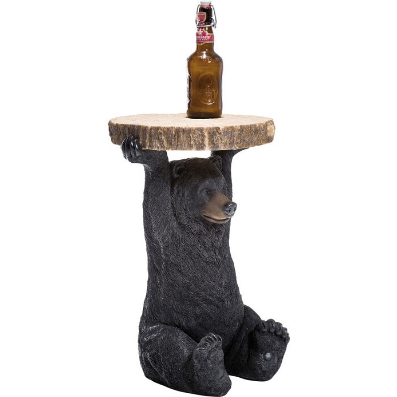 Side Table Animal Bear Ø33cm