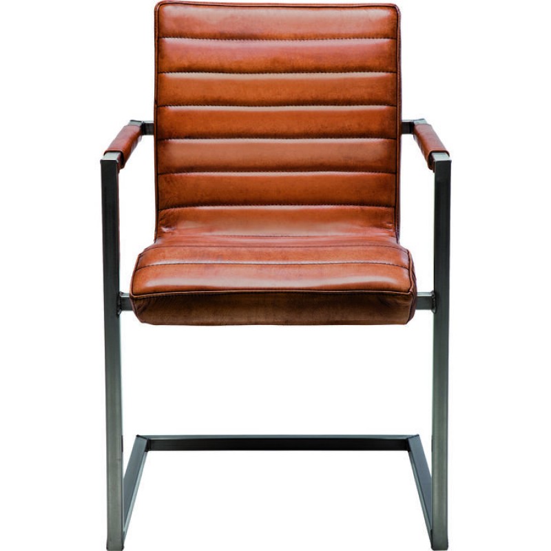 Cantilever Armchair Riffle Buffalo Brown