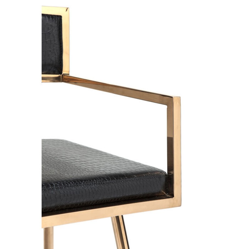 Chair with Armrest Jazz Rosegold