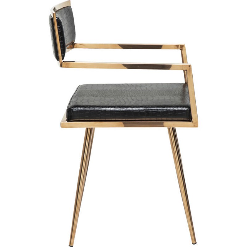 Chair with Armrest Jazz Rosegold