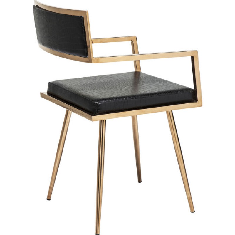 Chair with Armrest Jazz Rosegold