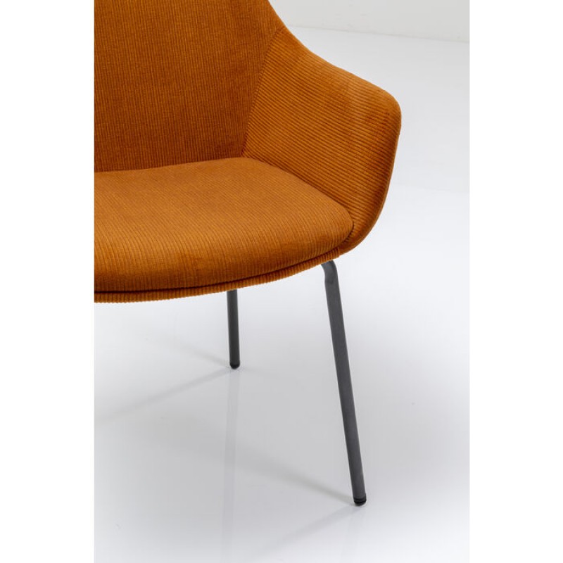 RAVELLO Chair with Armrest Avignon Orange