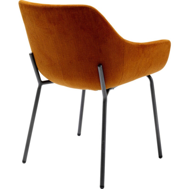 RAVELLO Chair with Armrest Avignon Orange