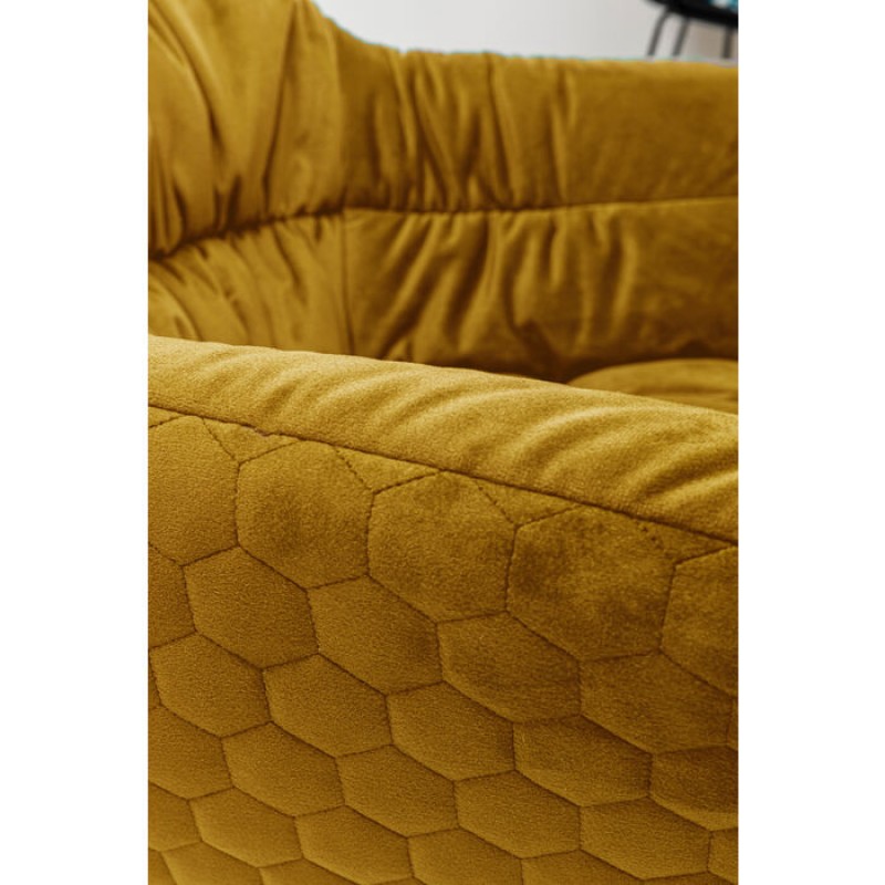 Swivel Armchair Colmar Yellow