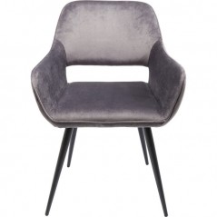 Chair with Armrest San Francisco Grey