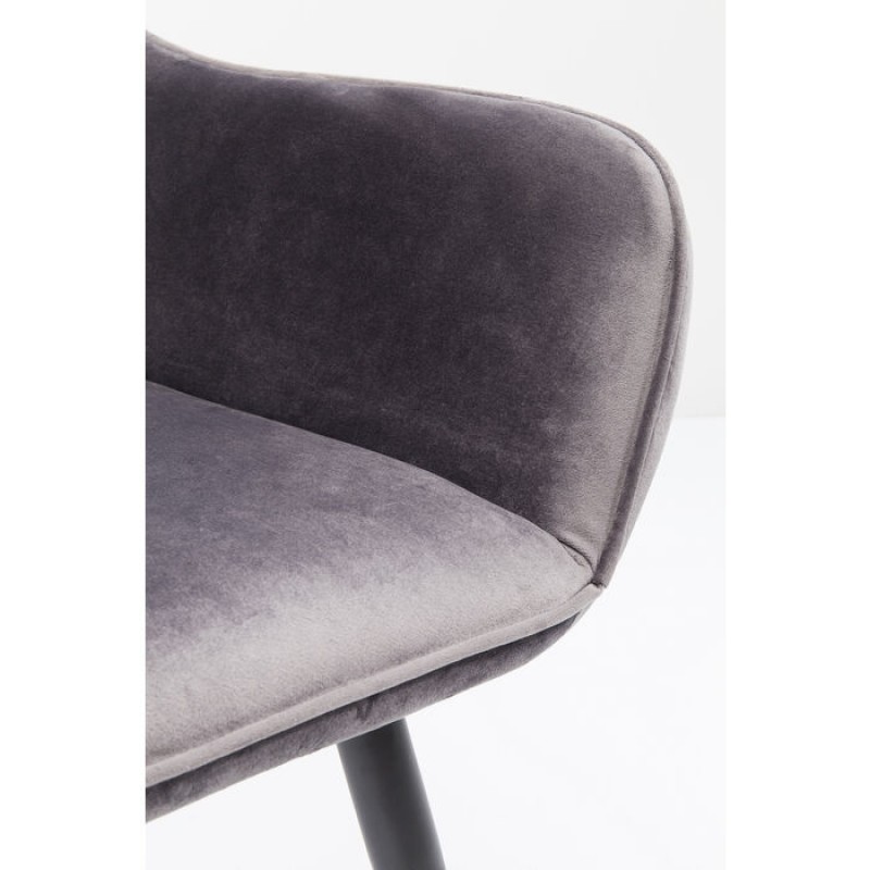 Chair with Armrest San Francisco Grey