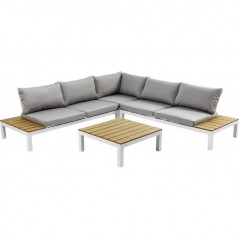 Sofa Set Holiday White (4-Pieces)