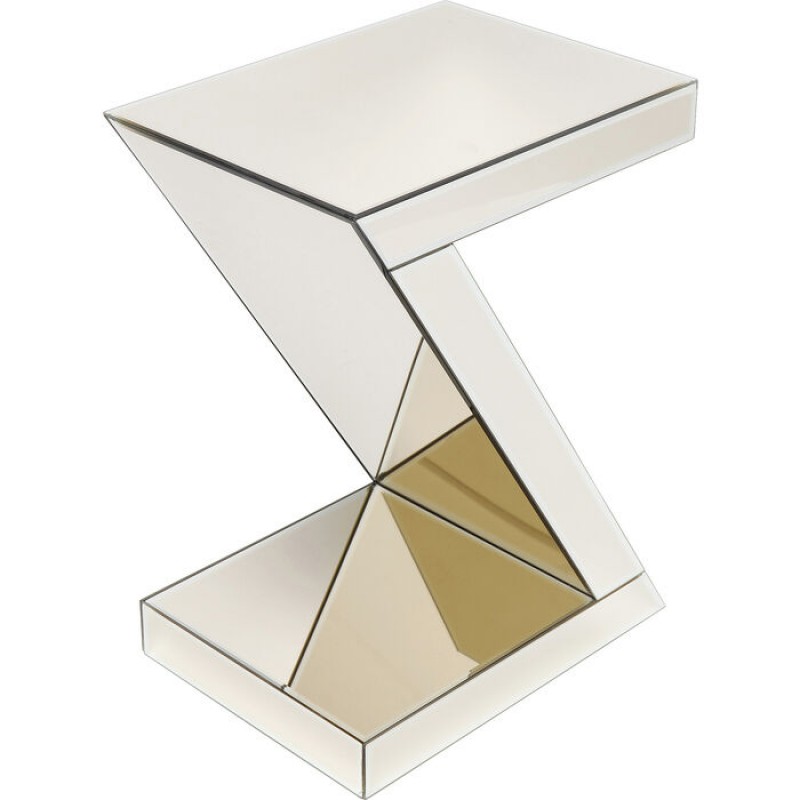 Side Table Luxury Z Champagne 45x33cm