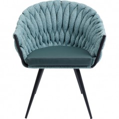 Chair with Armrest Knot Bluegreen