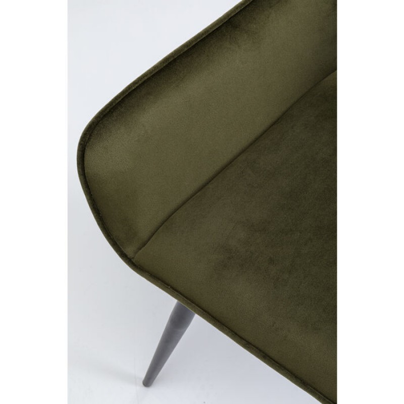 Chair with Armrest San Francisco Dark Green