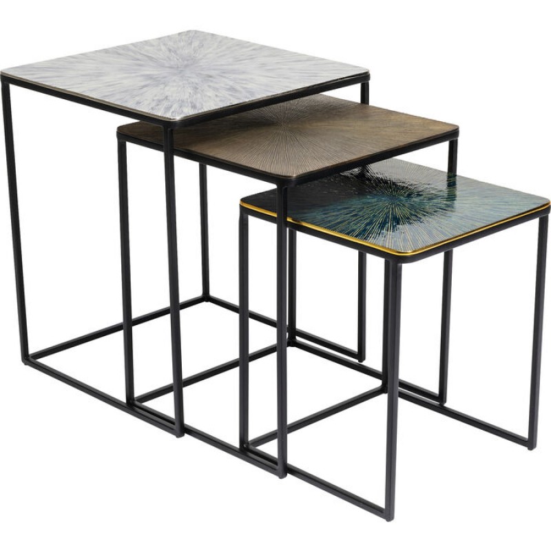 Side Table Ray Square (3/Set)