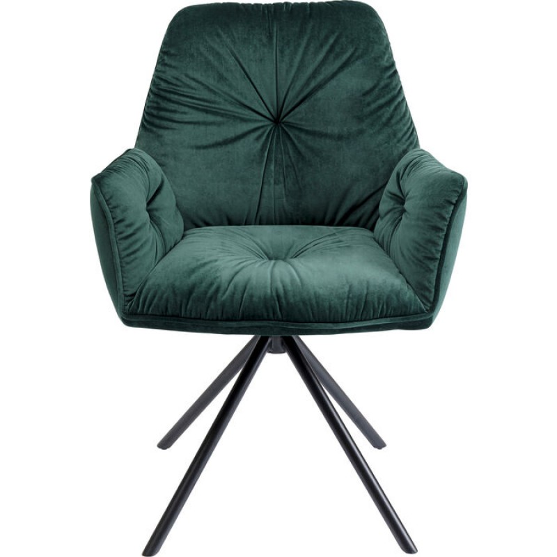 Chair with Armrest Mila Green