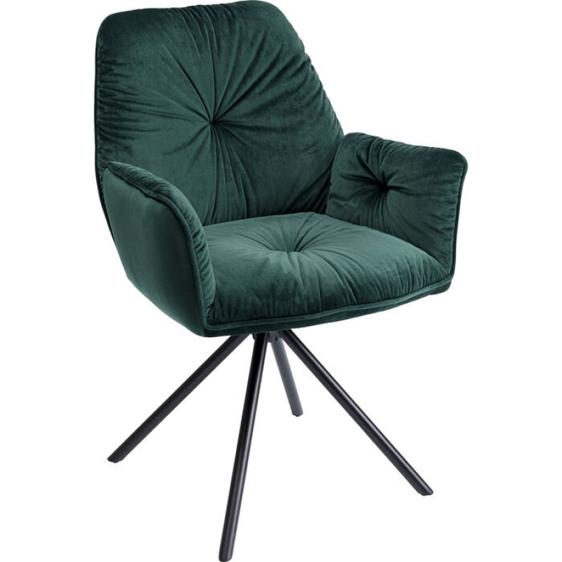 Chair with Armrest Mila Green