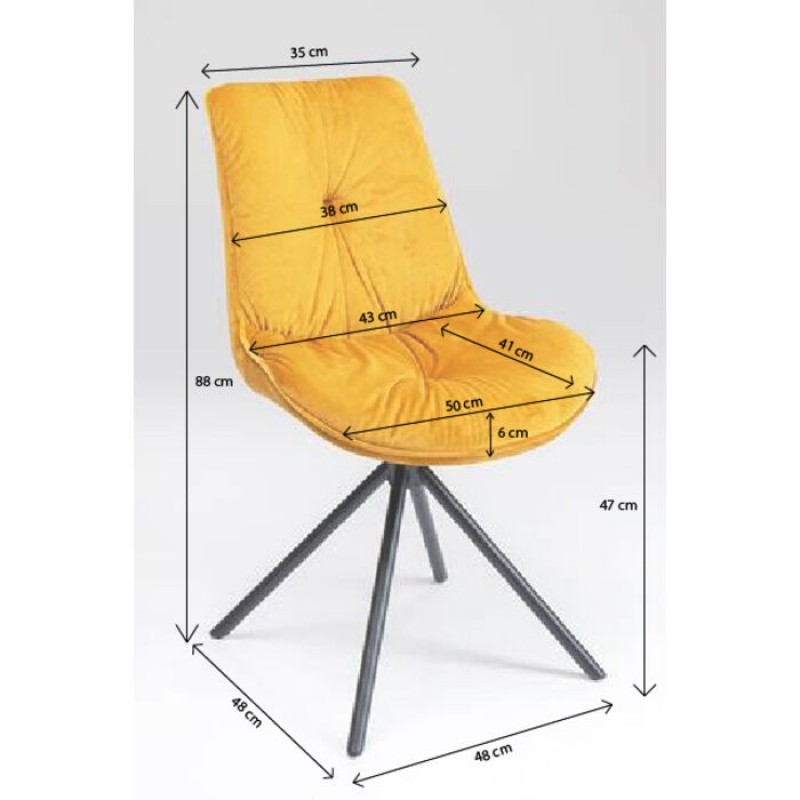 Chair Mila Yellow