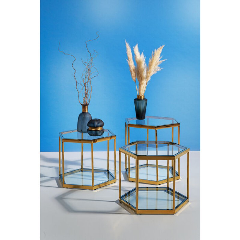 Side Table Comb Gold 55