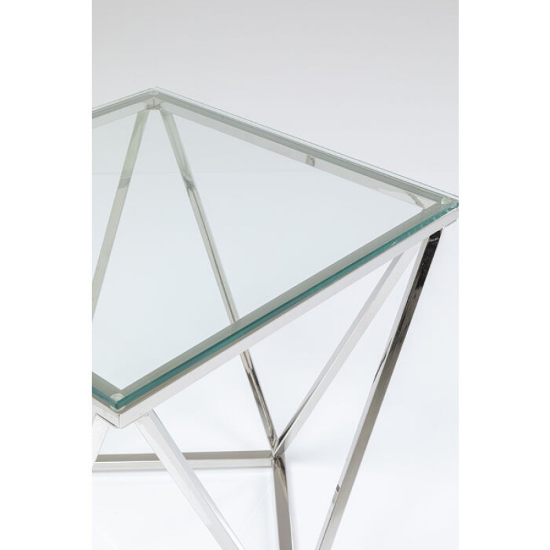 Side Table Cristallo Silver 50x50cm