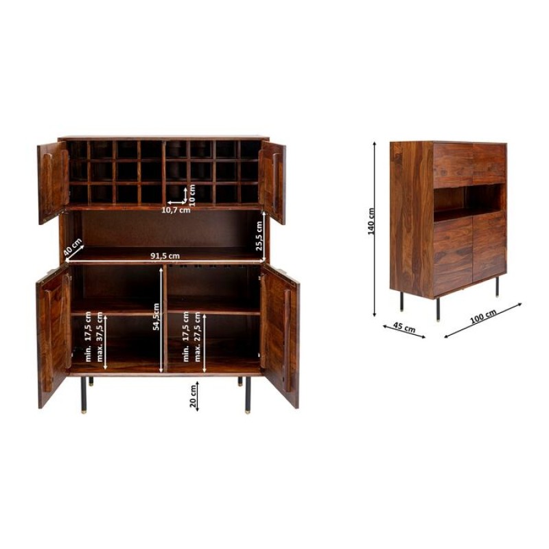 Bar Cabinet Ravello 100x140cm