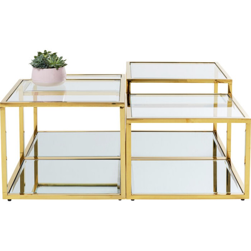 Coffee Table Orion Gold (4/Set)