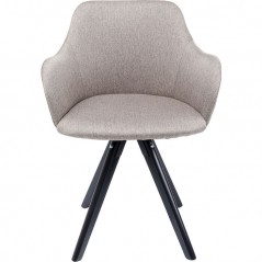 Swivel Armchair Lady Loco Taupe