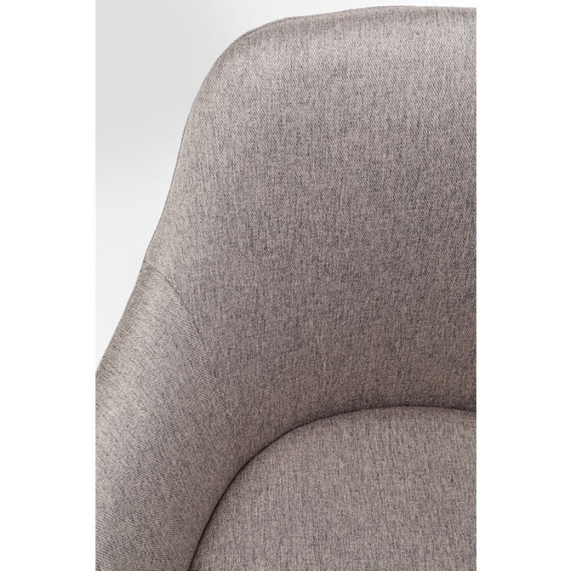 Swivel Armchair Lady Loco Taupe