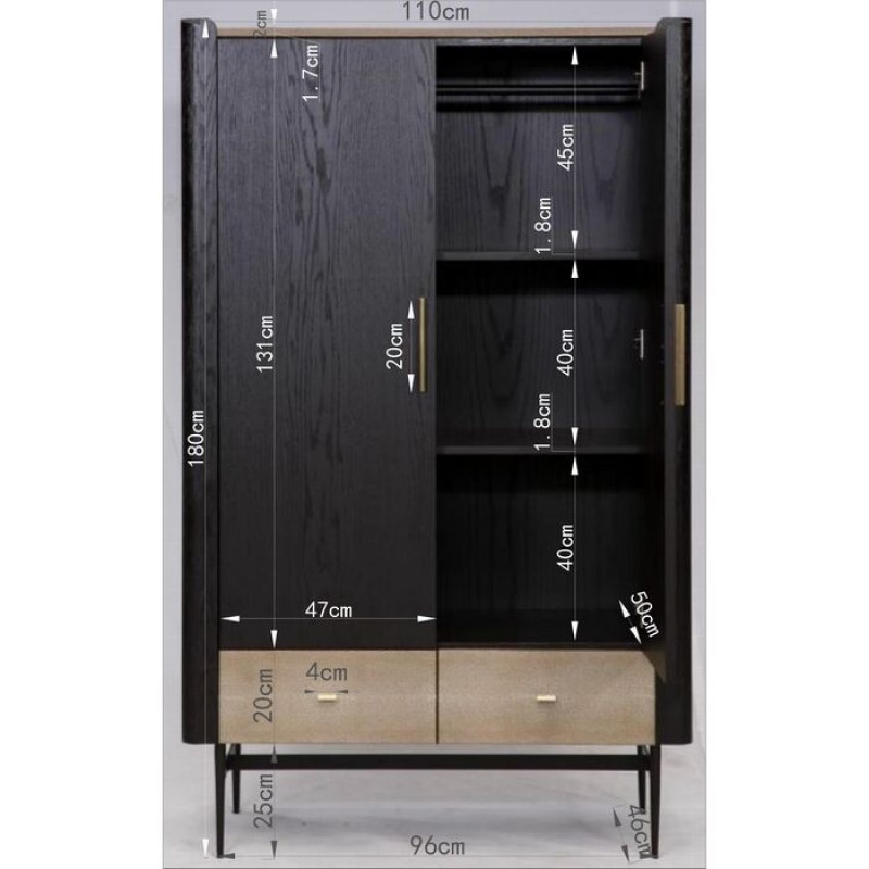 Wardrobe Milano 180x110