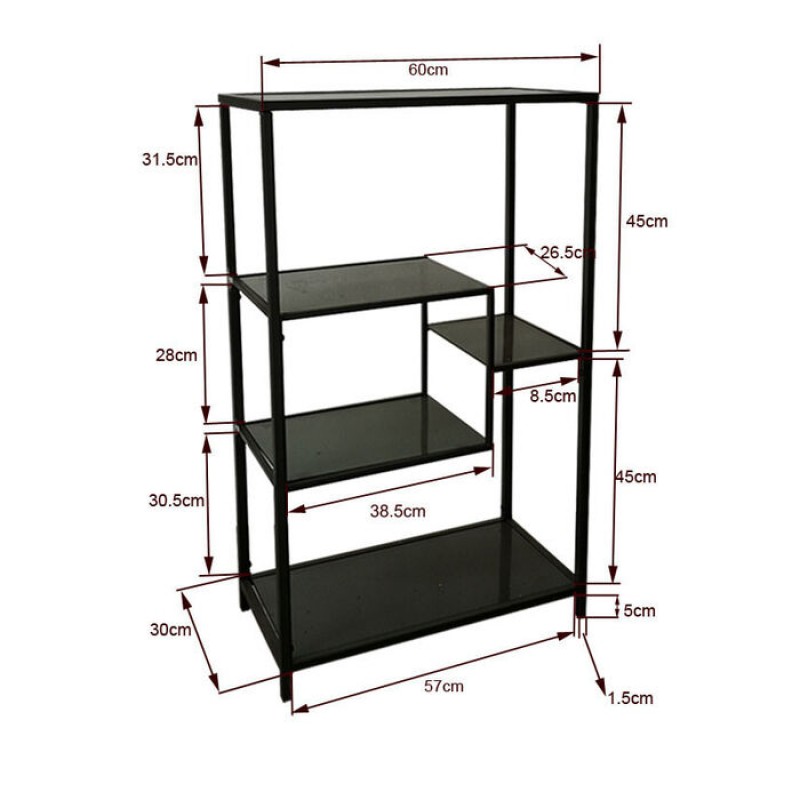 Shelf Loft Gold 100x60