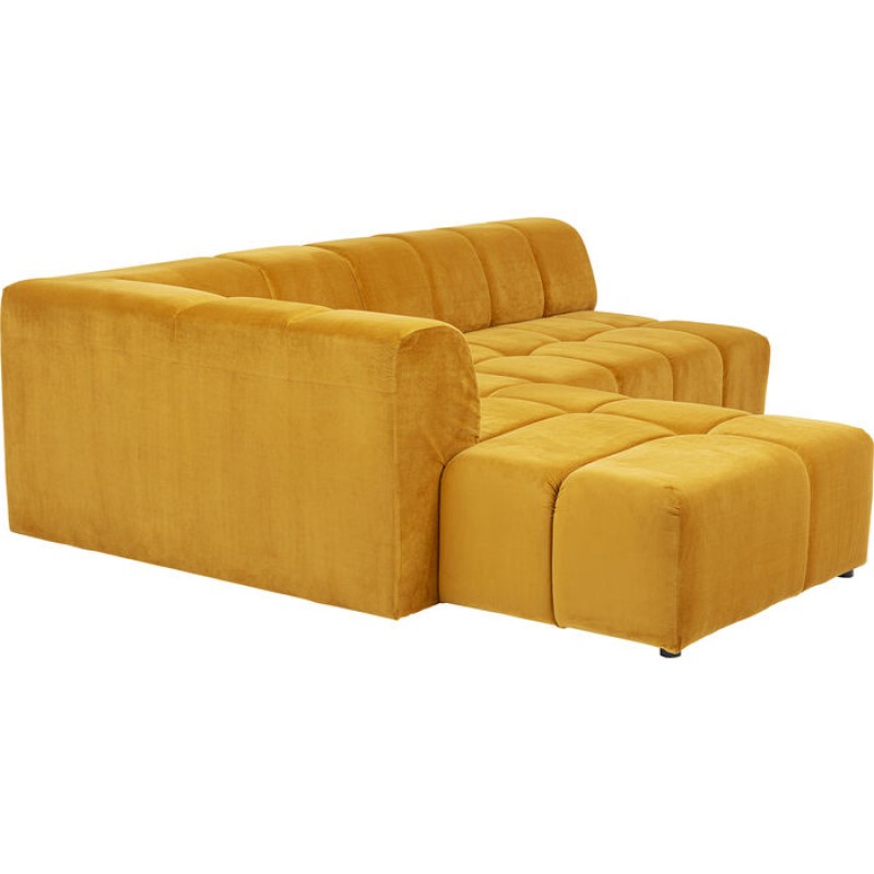 Corner Sofa Belami Velvet Amber Left