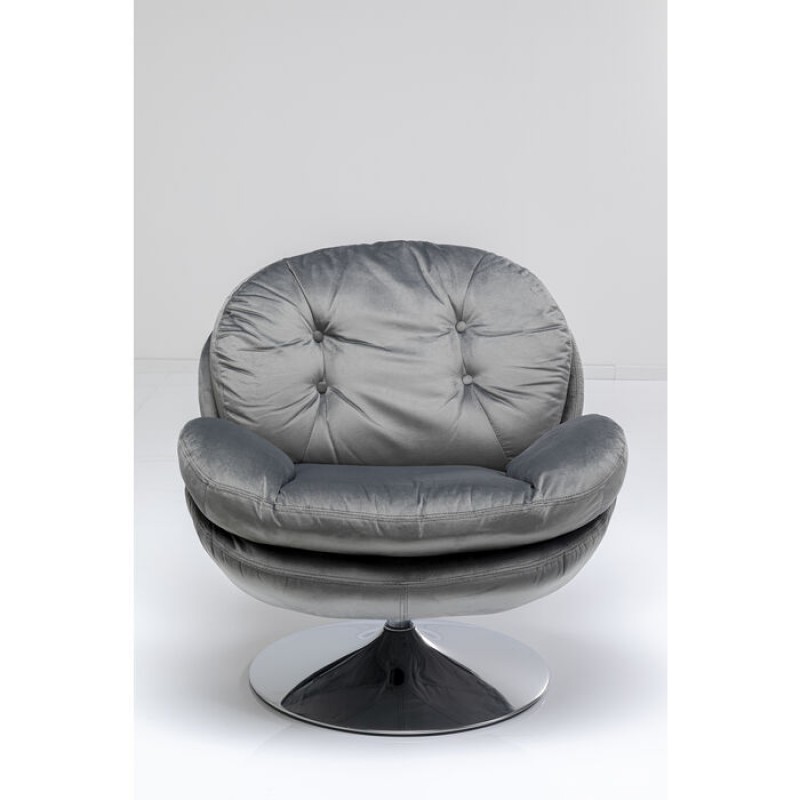 Swivel Armchair Cosy Grey