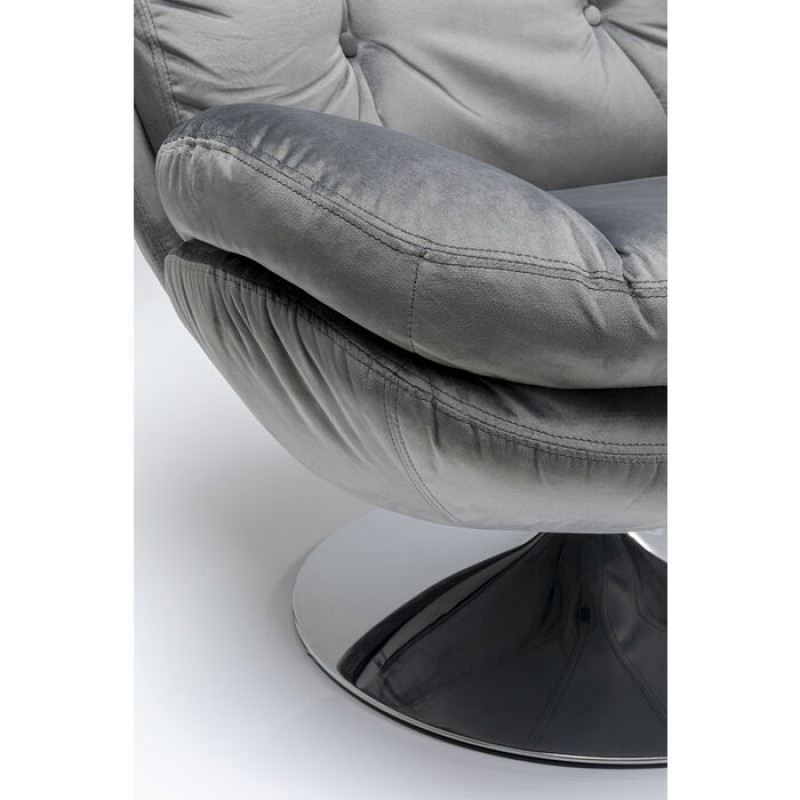 Swivel Armchair Cosy Grey