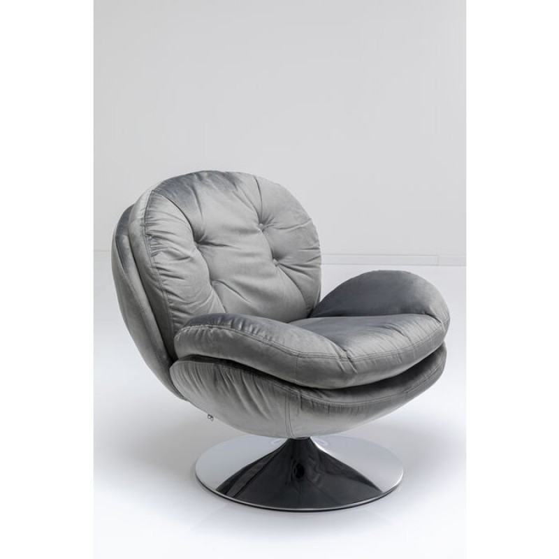 Swivel Armchair Cosy Grey