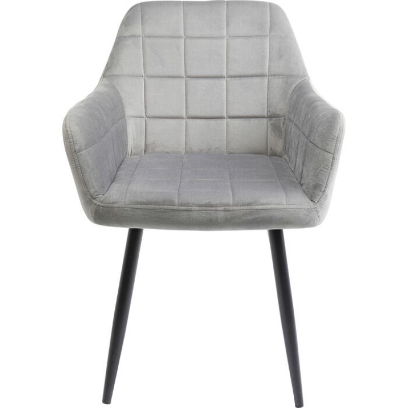 Chair with Armrest Kim Grey