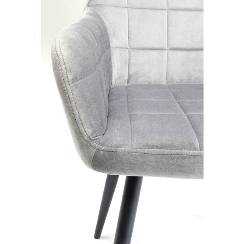 Chair with Armrest Kim Grey