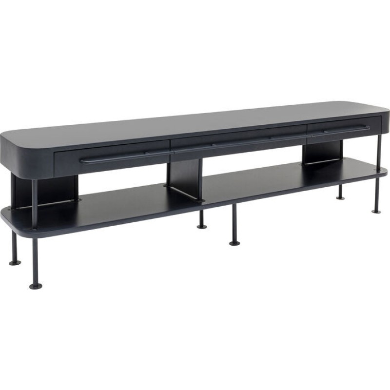 TV Shelf Montieri Anthracite 160x47cm