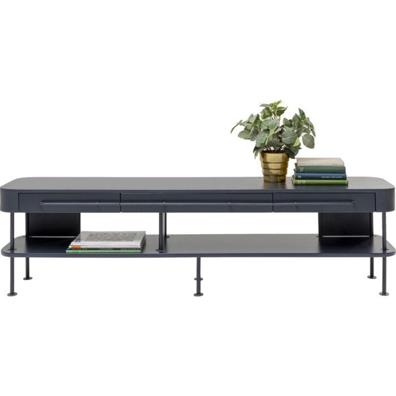 TV Shelf Montieri Anthracite 160x47cm