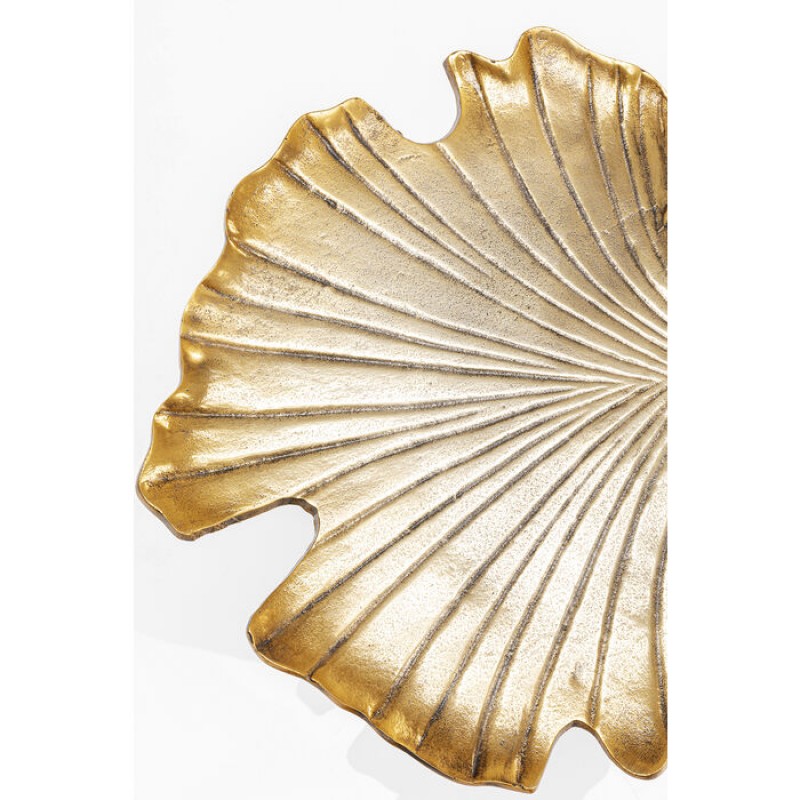 Side Table Leaf Brass 57x40cm