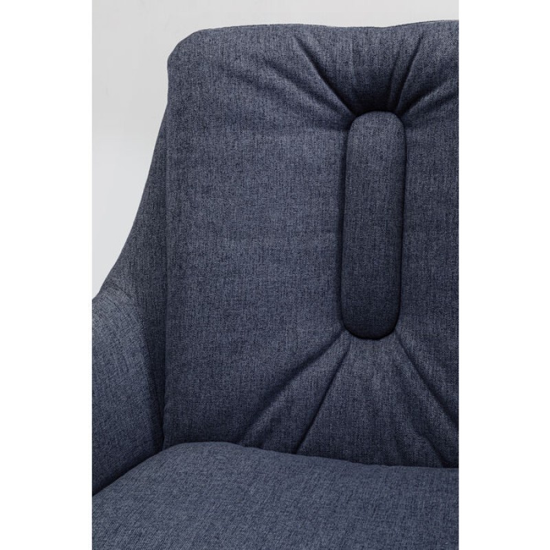 Chair with Armrest Thea Dark Grey