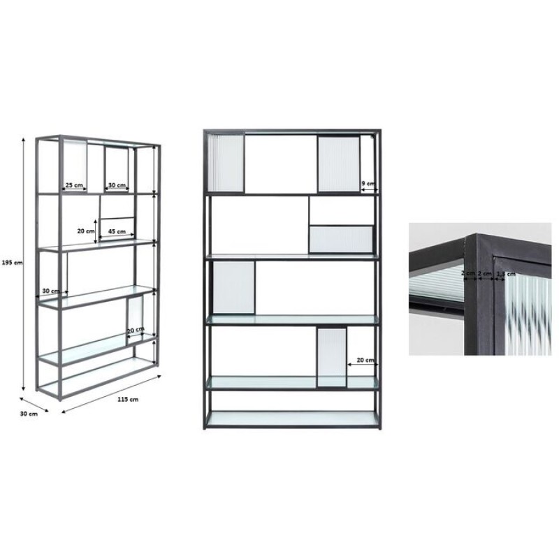 Shelf Skyler 115x185cm