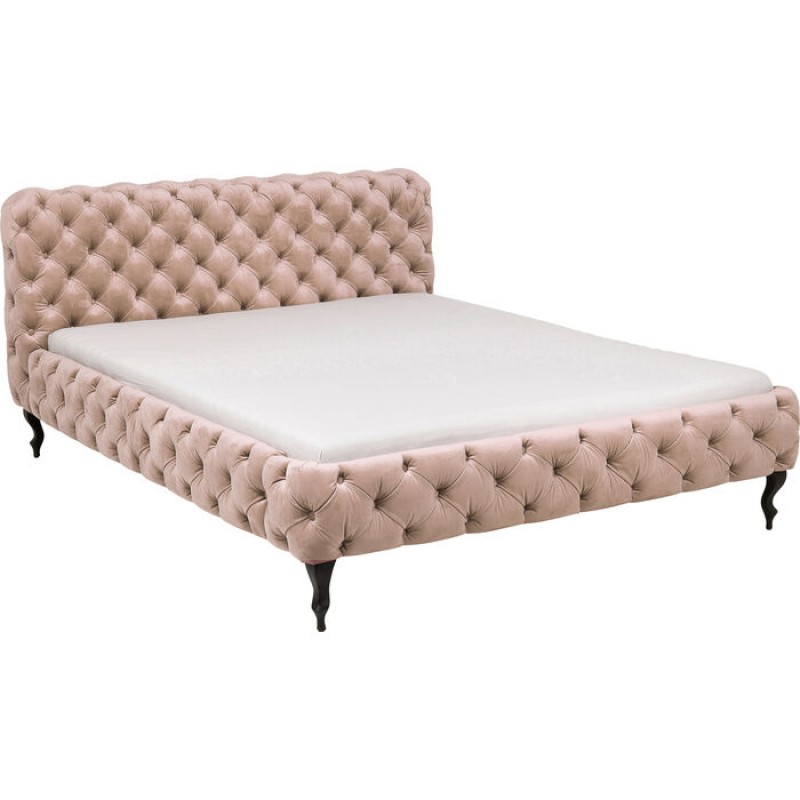 Bed Desire Velvet Ecru 180x200cm