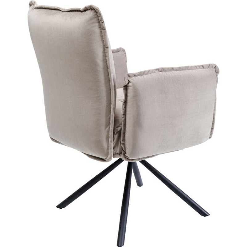 Chair with Armrest Chelsea Grey