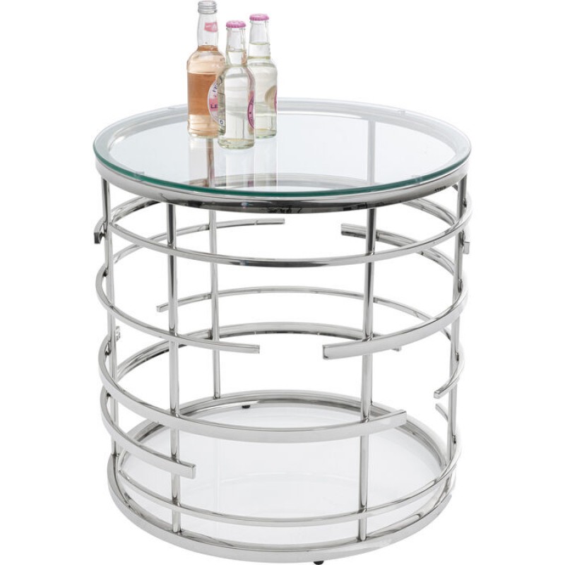 Side Table Jupiter Silver Ø55cm