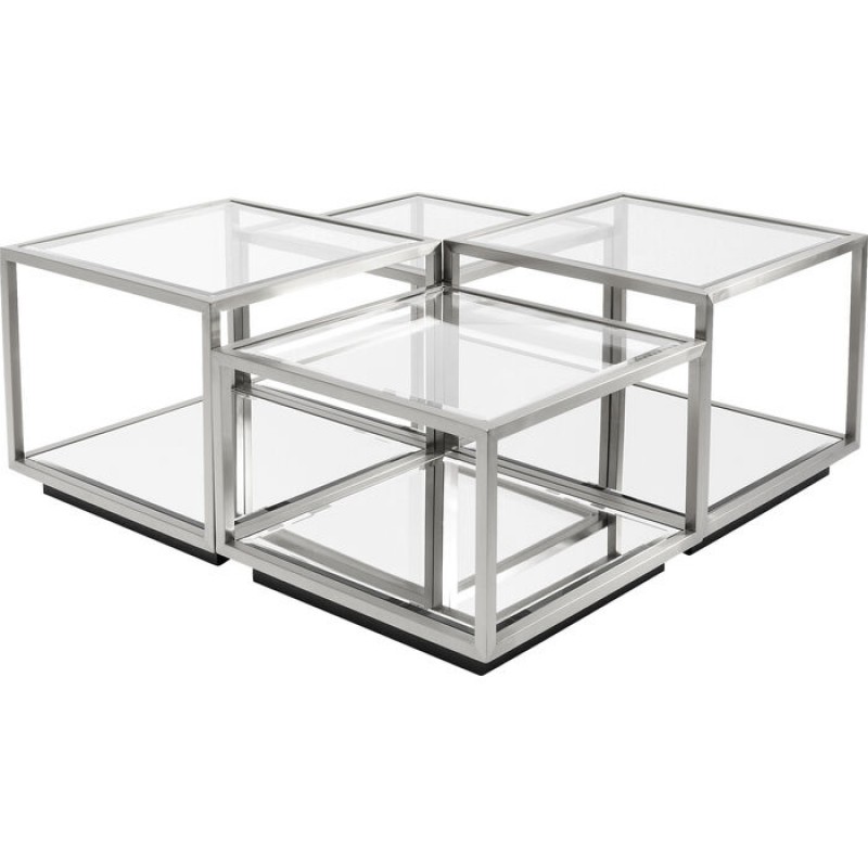 Coffee Table Luigi Silver (4/Set)