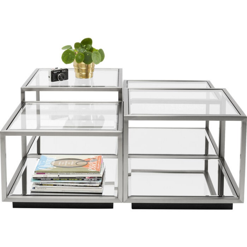 Coffee Table Luigi Silver (4/Set)