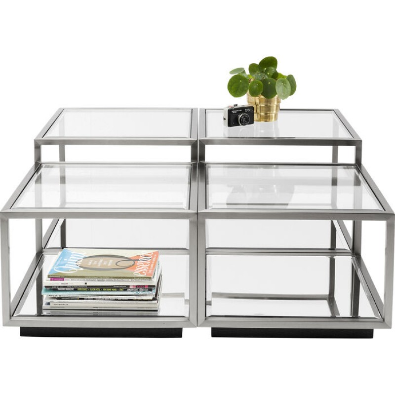 Coffee Table Luigi Silver (4/Set)