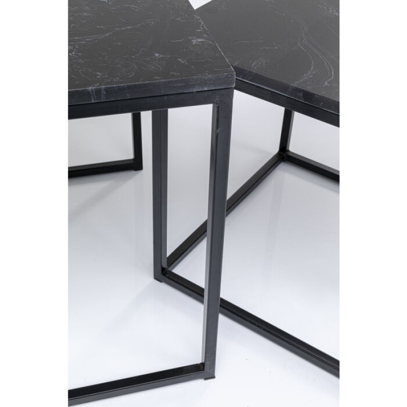 Side Table Key West Black (3/Set)