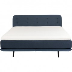 Boxspring Bed Luna Blue 180x200cm