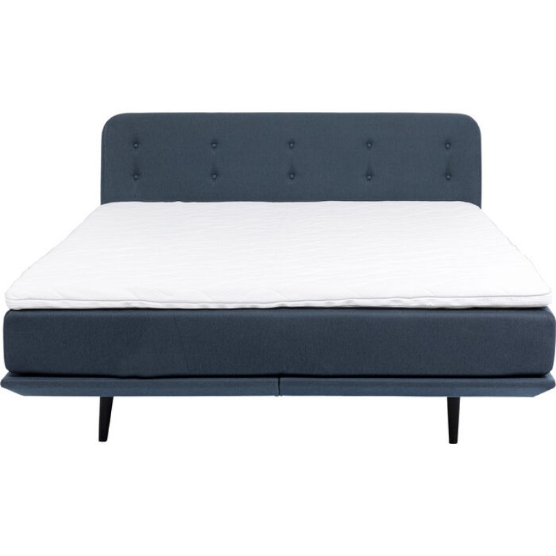 Boxspring Bed Luna Blue 180x200cm