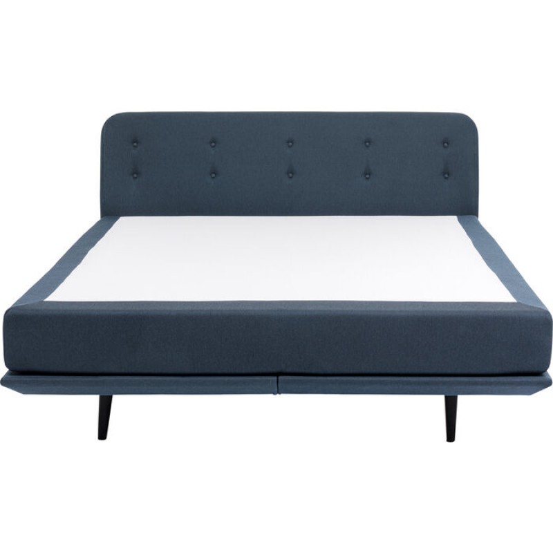 Boxspring Bed Luna Blue 180x200cm