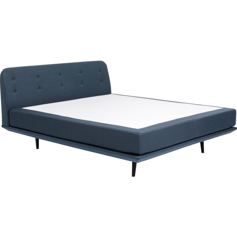 Boxspring Bed Luna Blue 180x200cm